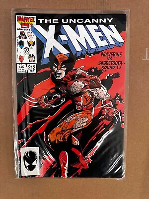 Buy UNCANNY X-MEN #212 (Marvel, 1986) 1st Mention Mr. Sinister ~ Newsstand • 13.40£