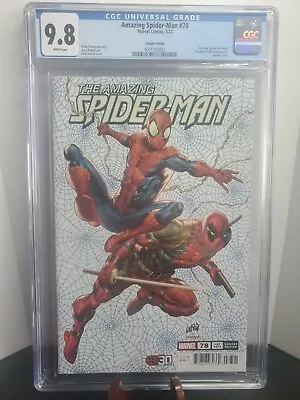 Buy Amazing Spider-Man #78 CGC 9.8 Rob Liefeld Variant DEADPOOL 30th Anniversary • 71.15£