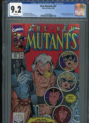 Buy New Mutants #87  (First Cable)  CGC 9.2  White Pages • 127.06£