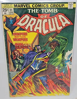 Buy Tomb Of Dracula #21 Blade Appearance *1974* 6.5 • 23.71£