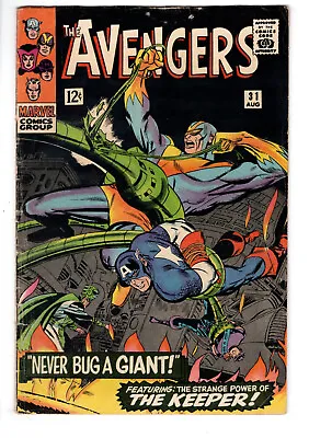 Buy Avengers #31 (1966) - Grade 5.0 - Never Bug A Giant - The Keeper & Goliath! • 39.98£