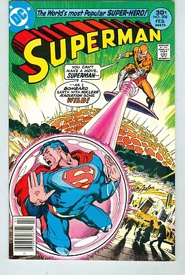Buy Superman #308 February 1977 FN Neal Adams Cover • 3.15£