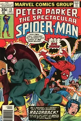 Buy Marvel Comics Comic Book #13 Spectacular Spider-Man Dec 1977 Grade VF+ 8.5 • 5.60£