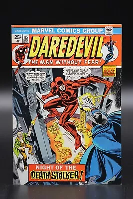 Buy Daredevil (1964) #115 Gil Kane Death-Stalker Cover Ad For Hulk #181 Wolverine FN • 32.17£