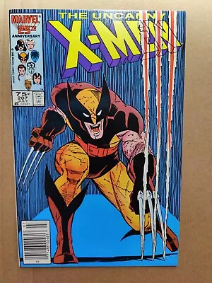 Buy Uncanny X-Men # 207 NEWSSTAND FN+ 1986 Direct Classic Wolverine Cover • 10.46£