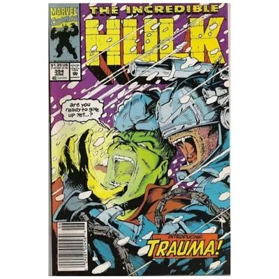 Buy Incredible Hulk (1968 Series) #394 Newsstand In VF + Cond. Marvel Comics [d^ • 5.82£