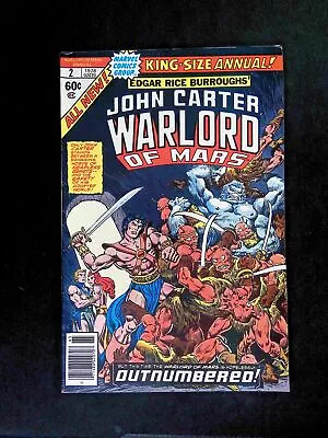 Buy John Carter Warlord Of Mars Annual #2  MARVEL Comics 1978 VF- NEWSSTAND • 3.95£