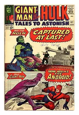 Buy Tales To Astonish #61 VG 4.0 1964 • 34.55£