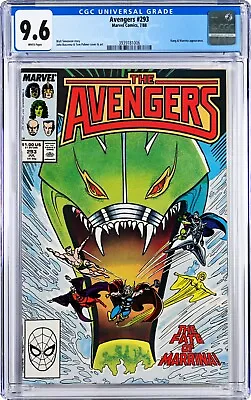 Buy Avengers #293 CGC 9.6 (Jul 1988, Marvel) Walt Simonson Story, 1st Chairman Kang • 79.43£