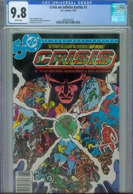 Buy Crisis On Infinite Earths #3 Cgc 9.8, 1985, Newsstand Edition • 283.81£