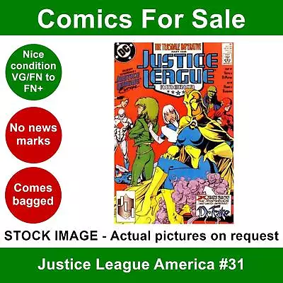 Buy DC Justice League America #31 Comic - VG/FN+ 01 October 1989 • 3.99£