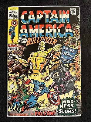 Buy Marvel Comics Captain American #133 Origin Of The Modok January 1970 • 27.59£