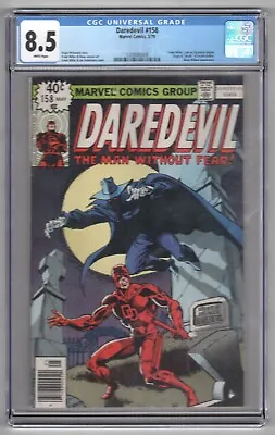 Buy Daredevil #158 May 1979 Cgc 8.5  Frank Miller Run Begins White Pages • 154.17£