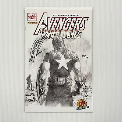 Buy Avengers/Invaders #4 Alex Ross Signed Dynamic Forces Variant 598/999 • 144£