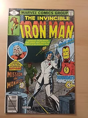 Buy The Invincible Iron Man #125 (1978) 4th. App. Ant/man Demon In A Bottle  F/vf • 7.92£
