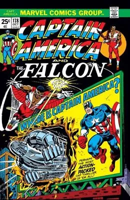 Buy Marvel Comics Captain America Vol 1 #178A 1974 5.0 VG/FN 🔑 • 12.77£