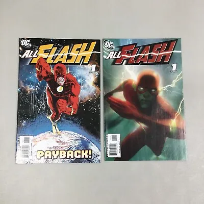 Buy Flash - All Flash 1 & 1 Variant Dc Comics 2007 (AL01) • 9.46£