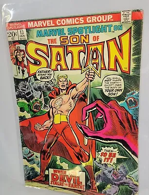 Buy 1 Marvel Spotlight #13 (Jan 1974, Marvel) Origin & 2nd Full App Son Of Satan • 15.04£