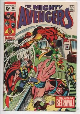 Buy AVENGERS #66, FN+ Iron Man, Thor, Vision, Ultron Adamantium, 1963 1969 • 79.94£