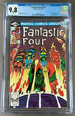 Buy Fantastic Four #232 CGC 9.8 WP NM/M 🧩 Marvel 1981 John Byrne Run Begins • 99.94£