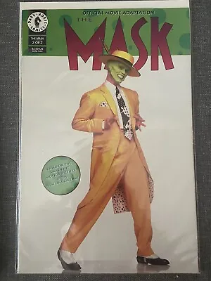 Buy The Mask Official Movie Adaptation #2 Photo Cover Dark Horse 1994 • 2.20£