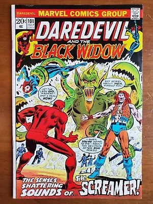 Buy DAREDEVIL #101 (1973). VG+ 1st Full ANGAR THE SCREAMER + Black Widow • 16.58£