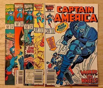 Buy Captain America #318, #319, #415, #420, #422 #356 Lot Of 6 • 9.65£