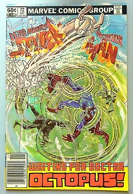 Buy The Spectacular Spider-Man #72 ~ MARVEL 1982 ~ Waiting For Doctor Octopus! VF/NM • 7.94£