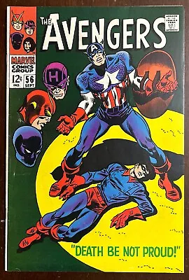 Buy Avengers #56 VG/F 5.0 Marvel 1968 John Buscema • 27.67£