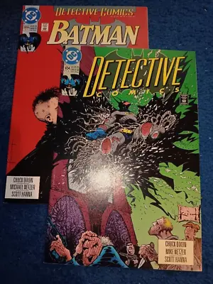Buy Detective Comics #654 & #655  1992 • 9.93£