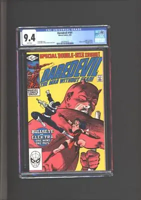 Buy Daredevil #181 CGC 9.4  Death  Of The Elektra. Bullseye & Kingpin App. Punisher  • 43.48£