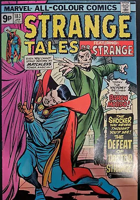Buy Strange Tales #183 1975 Pence Variant • 9.95£