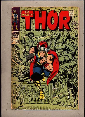 Buy Mighty Thor #154_july 1968_good/very Good_ ...to Wake The Mangog _silver Age! • 0.99£