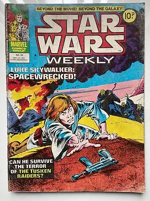 Buy Star Wars Weekly #34 Vintage Marvel Comics UK • 1.55£