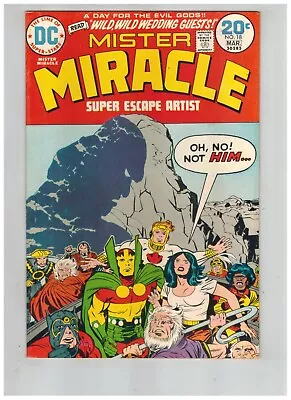 Buy Mister Miracle 18  Darkseid  Scott Free/Big Barda Wedding!  Kirby Fine 1974 DC • 7.86£