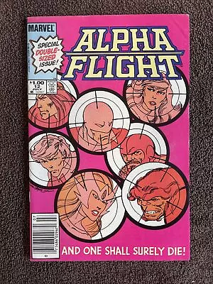 Buy ALPHA FLIGHT #12 (Marvel, 1984) John Byrne ~ Death Of Guardian ~ Newsstand • 7.96£