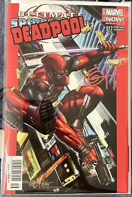Buy Deadpool #45 50th Anniversary Variant SIGNED BY GREG HORN Mexico Exclusive #17 • 130.44£