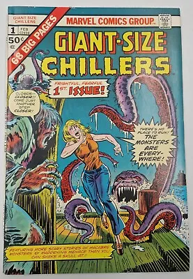 Buy Giant-size Chillers #1 - Marvel Comics 1975 - 1st US Dave Gibbons Art • 6.30£