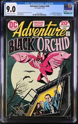 Buy Adventure Comics #428 | CGC 9.0 | 1st Appearance Of Black Orchid! | DC 1973 • 299.82£