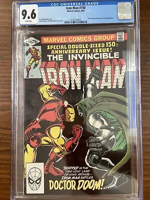 Buy Iron Man #150 CGC 9.6 Doctor Doom & Morgan Le Fay App 1981 • 217.74£