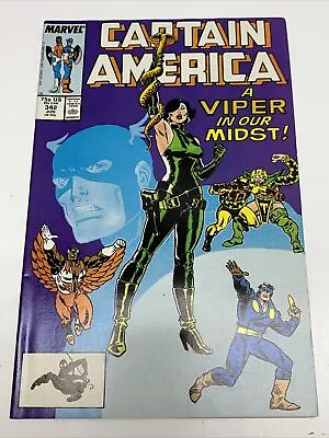 Buy Captain America #342 Marvel June 1988 Comics Comic Book Super Hero KG • 10.25£