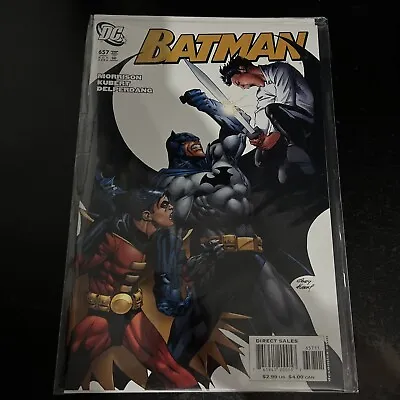 Buy Batman #657 1st Cover App Damian Wayne Grant Morrison Andy Kubert • 13.99£