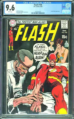 Buy The Flash #190 (DC, 1969) CGC NM+ 9.6 White Pages • 441.55£