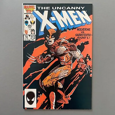 Buy Uncanny X-men 212 1st Battle Wolverine & Sabretooth (1986, Marvel Comics) • 17.41£