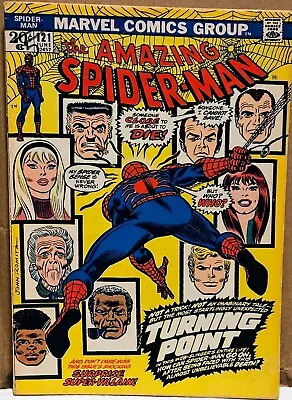 Buy Amazing Spider-Man 121 Death Of Gwen Stacy MARVEL COMICS 1973 • 237.18£