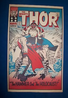Buy The Mighty Thor #127 FOOM Marvel Fan Club Poster 1970s Jack Kirby Odin • 15.25£