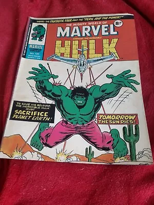 Buy The Mighty World Of Marvel Starring The Incredible Hulk #127 1975 • 6£