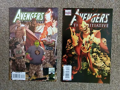 Buy Avengers The Initiative (2007) # 13 And 18 Variants Marvel Comics UNREAD Zombie • 9.99£
