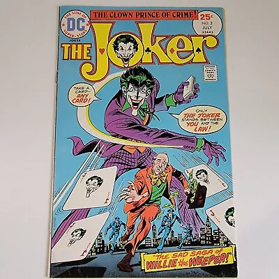 Buy Joker #2 DC Comics 1975 The Sad Saga Of Willie The Weeper • 27.18£
