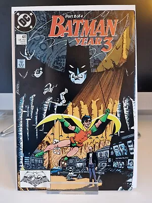 Buy Batman #437 Year 3 Part 2 Of 4 DC Comics 1989 • 3£